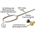 thumbnail image 2 of Flame King Propane Fire Starter Torch Works w/ 1LB Cylinder for Firepits & Charcoal Grills, 2 of 5