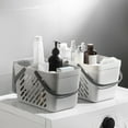 thumbnail image 7 of Bathroom Storage Basket, Shower Organizer, Plastic Bath Basket for toiletries, Handheld Drainage Design, Compact and Durable, Ideal for Dorms and Families, 7 of 7