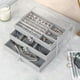 thumbnail image 3 of Organizador de Joyas de Acrílico con 3 Cajones, Apilable, para Guardar Aretes, Collares y Pulseras, Caja para Mujer, A, 3 of 5