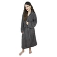 thumbnail image 4 of Women 100% Luxury Terry Cotton Hooded Shawl Bathrobe Toweling Spa, 4 of 9