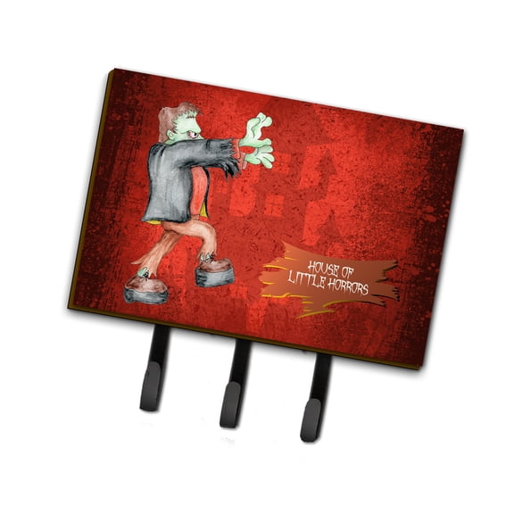 Little House of Horrors with Frankenstein Halloween Leash or Key Holder