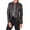 Jet Black, variant on Luis Women's Lambskin Leather Black Bomber Biker Jacket