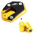 thumbnail image 1 of Para Kawasaki Z 900 2017-2020 Z900 Z900rs 2021 2022 accesorios soporte lateral para motocicleta ampliar + tapas de válvula de neumático, 1 of 4