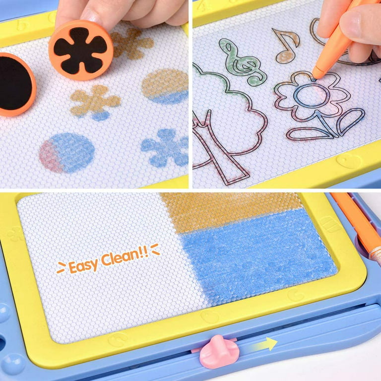 Drawing Board Erasable for Kids - Colorful Magna Doodle Drawing Board Toys  - Gifts for Toddlers Kids Writing Sketching Pad - Travel Size - Walmart.com
