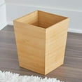 thumbnail image 2 of InterDesign 85542 Square Waste Can, Bamboo, 2 of 3