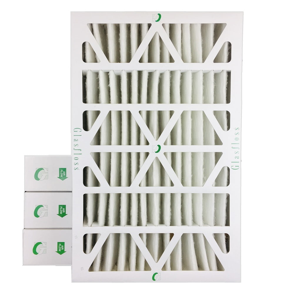 16x25x4 MERV 8 Pleated AC Furnace Air Filters. 4 PACK