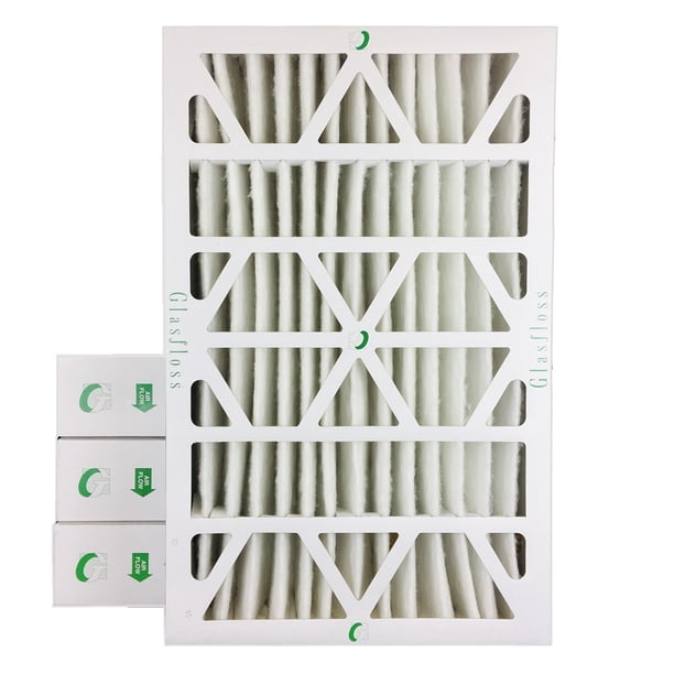 16x25x4 MERV 8 Pleated AC Furnace Air Filters. 4 PACK