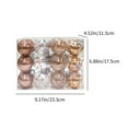 thumbnail image 3 of WEGFTDUOP 24Pc Christmas Balls Gift Box Set Creatives Christmas Balls Christmas Tree Hanging Balls Pendant Christmas Decoration Set Christmas Gift, 3 of 7