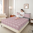 thumbnail image 4 of Homewish 3-Piece Chic Pink Leopard Twin Sheet Set, Zebra Cheetah Women Teens Decor, 4 of 7
