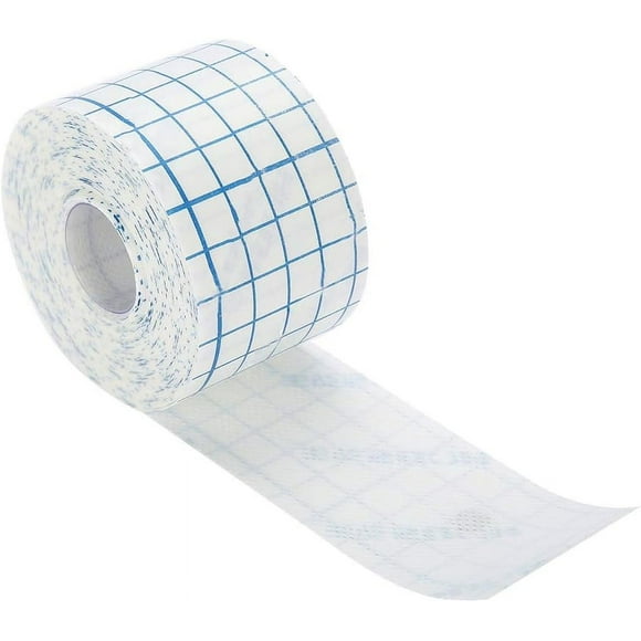 PinesC Non Woven Cover Stretch Tape, Breathable Adhesive Bandages Roll Cohesive Wrap Dressing Retention Protective Film Wound Care Ease Release Backing Strongly Holding Securing Splints Hypoallergenic