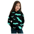thumbnail image 4 of Vrotazzy Girls Hoodies & Sweatshirts Child Toddler Halloween Long Sleeve Cartoon Prints Warm Hoodie Pullover Tops Kids Outfits Sweat Suit, 4 of 4