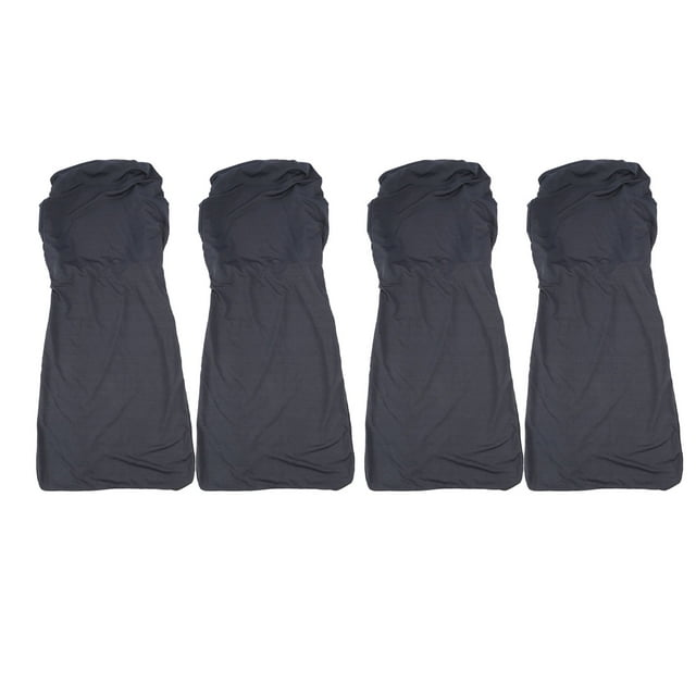Funda para silla de comedor Jadeshay 4 piezas Fibra de poliéster