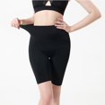 thumbnail image 1 of Negro sudor Sauna pantalones, mujeres adelgazar cuerpo Shaper pantalones sudoración elástica cintura entrenador polainas cortaspangjing, 1 of 4
