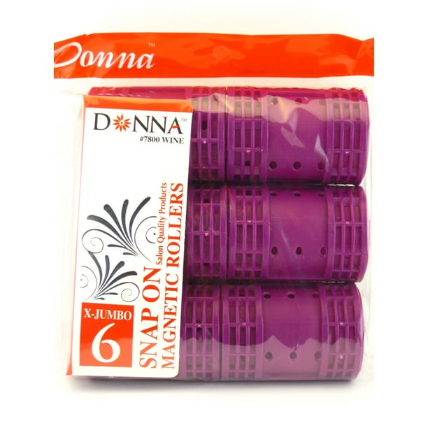 Donna Salon Quality Snap On Hair Rollers (XJumbo 13/4