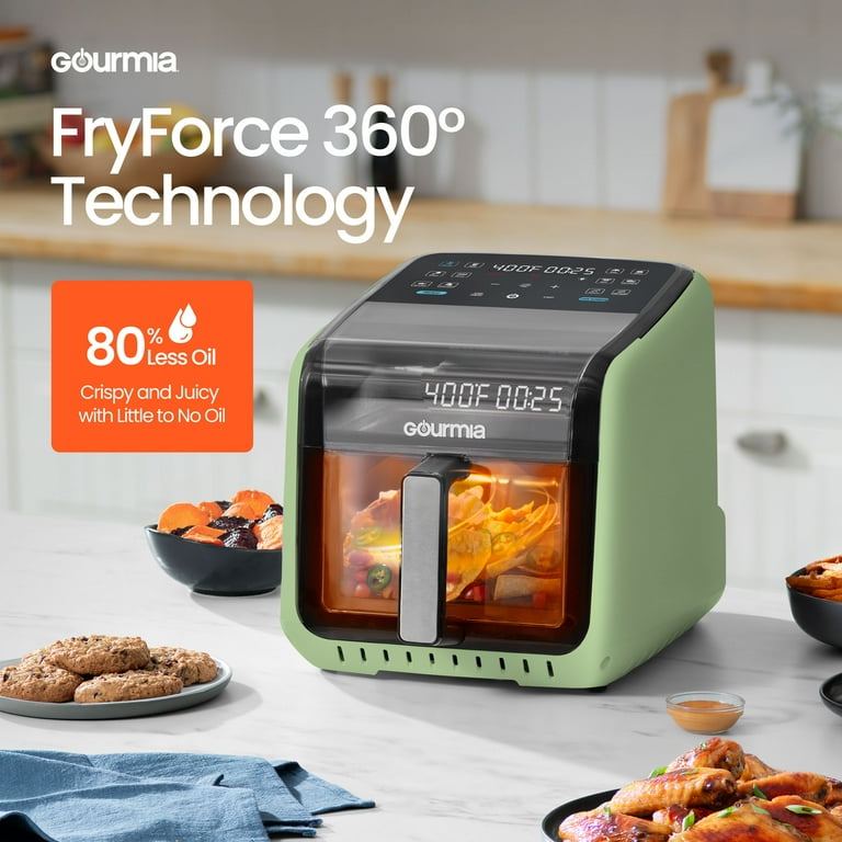 【新品　未使用品】Gourmia 7QTDigital Air Fryer Gourmia 7 Qt Large Hot Air Fryer, Digital, Guided Cooking