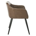 thumbnail image 3 of SAFAVIEH Adalena Midcentury Modern Accent Chair, Brown, 3 of 10