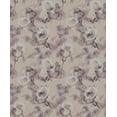 thumbnail image 1 of Papier Peint Floral Blanc, Beige, Violet Fleurs Vieillies Rouleau, 1 of 2