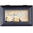 thumbnail image 2 of Mother An Angel Who Holds Me Up Matte Black Jewelry Music Box Plays Wonderful World, 2 of 8