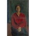 thumbnail image 3 of Franz Marent 16x24 Black Modern Framed Museum Art Print Titled - Lady in Dark Blouse, 3 of 5