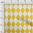 thumbnail image 2 of oneOone Cotton Poplin Yellow Fabric Check Argyle Sewing Craft Projects Fabric Prints By Yard 42 Inch Wide, 2 of 4