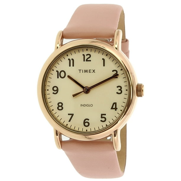 timex weekender gold