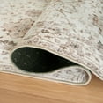 thumbnail image 5 of ReaLife Machine Washable Area Rug Runner - Living Room Bedroom Bathroom Kitchen Entryway Office - Padded Low Pile Stain Resistant Premium - Boho Farmhouse Vintage - BEV - Beige 2'6" x 6', 5 of 10