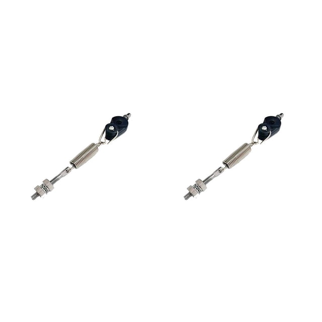 ZheElen Professional Ring Waterproof Foot Pedal Spring D-ring Springs Tensioner Musical Part Accessories Stainless Steel Hook 2Set