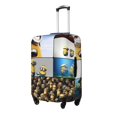 thumbnail image 2 of Cute Anime Cartoon Minions Travel Suitcase Protective Cover Trunk Case Washable Elastic Luggage Cover Fits X-Large Suitcase Protector Baggage With Concealed Zipper Gifts, 2 of 5