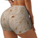 thumbnail image 1 of Fotbe Tortilla Shorts Sin Costuras – Shorts Deportivos de Cintura Alta para Mujer, Elásticos para Gimnasio, Yoga, Running o Ciclismo-Large, 1 of 8