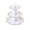 #-【White | 1 Disposable Cake Stand】, variant on 3-Tier Cardboard Cupcake Stand - Dessert Tower Party Decor for Birthday Shower Light Blue White Pink Multicolor Paper Event Table, White, JASKFLY