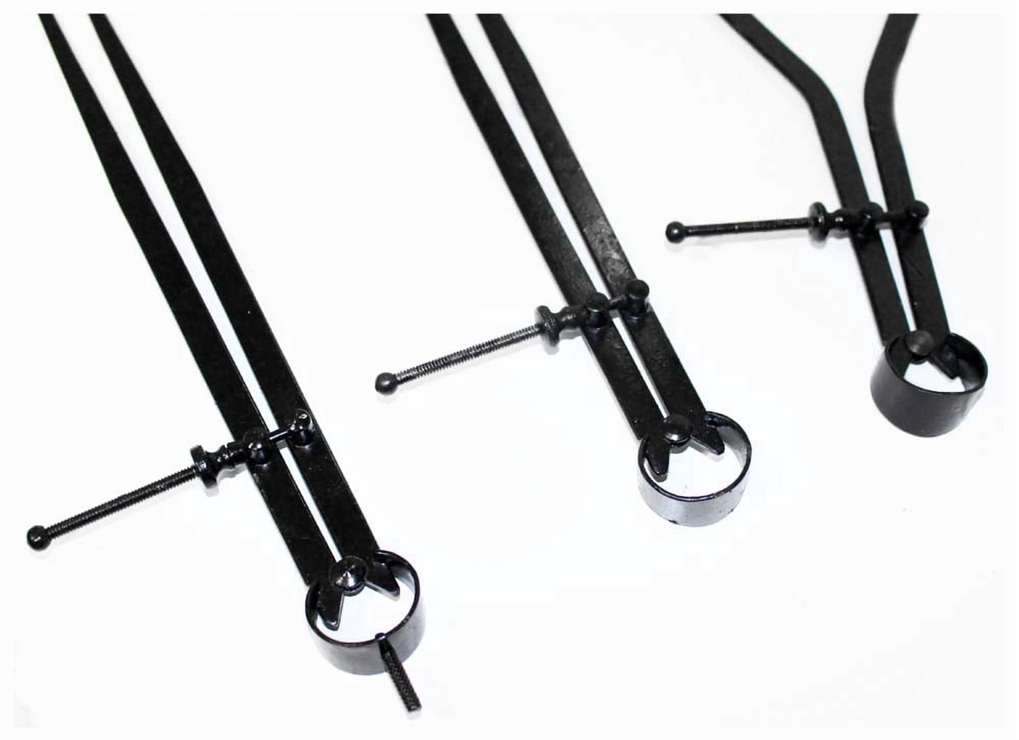 QUIX 3 Piece 12" (30.5 cm) Spring Caliper Set | Robust Metal Construction | Precise Measurement | Ideal For Woodworkers, Metalworkers, Artisans