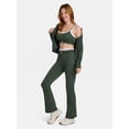 thumbnail image 6 of Reebok Women's Horizon High Rise Flare Legging, Sizes XS-XXXL, 6 of 9