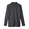thumbnail image 5 of CORE365 CE112L Men's Fusion ChromaSoft™ Long Sleeve Pique Polo-Carbon-2XL, 5 of 5