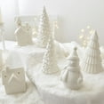 thumbnail image 4 of Christmas Decorations - Christmas Decorations Christmas tree Indoor - Christmas Village Lighted Ceramic Houses - White Xmas Holiday Farmhouse Rustic Decor for Home Table Room, 4 of 6