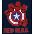 thumbnail image 3 of Captain America Chandail à Capuchon Rouge Hulk Shield pour Garçons/filles, 3 of 5
