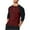 250#Red, variant on Men's Slim-Fit Long-Sleeve Henley Shirt Men's Casual Classic Vintage Long Sleeve Raglan Henley Shirts Raglan Fit Baseball Active T-Shirt Stylish Casual Fashion Full Sleeves Baseball Raglan T-Shirts