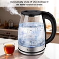 thumbnail image 4 of Electric Kettle Water Boiler, 1.8L Electric Tea Kettle, Wide Opening Hot Water Boiler with LED Light, Auto Shut-Off & Boil Dry Protection, Glass Black, 4 of 11