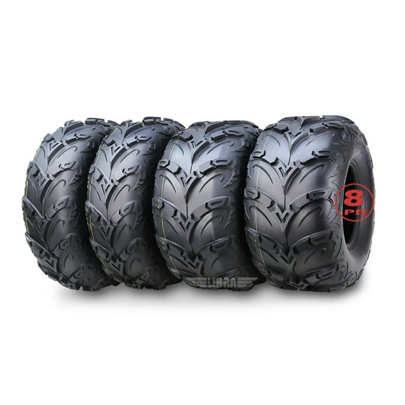 WANDA Performance 8 Ply ATV Tires 22x7-11 22x10-9 Mud Sling fit Honda Recon Suzuki Ozark 254