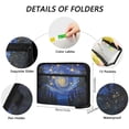 thumbnail image 3 of WOBOGO Starry Night Sky with Fireflies Expanding File Folder Letter Size Accordion Filing Organizer 13 Pocket Separate Organ Pocket, 3 of 7