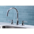 thumbnail image 3 of Kingston Brass KS8721DLLS Widespread Kitchen Faucet, Polished Chrome, 3 of 5