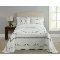 Modern Heirloom Heather Bedspread, Multi-Color, King, All Ages