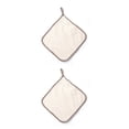 thumbnail image 4 of Monstrate Paño de cocina Olla absorbente Vajilla Aceite antiadherente Trapo de grueso Toalla de baño Herramientas de limpieza Beige Blanco beis blanco 2piezas Monstrate CBP073046, 4 of 6