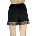 thumbnail image 4 of Underworks Pettipants Cotton Knit Culotte Slip Bloomers Split Skirt 4-inch Inseam 2-PACK, 4 of 5