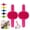 Red 2pcs, variant on Silicone Grooming Strap Pad For Cats,  Cat Scratcher, Cat Self Groomer, Silicone Grooming Strap For Cats, For Climbing Frames Table Legs