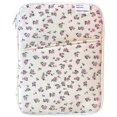 thumbnail image 2 of Estuche Acolchado Floral para Computadora Portátil 11 Pulgadas Suave Tableta Mujeres Y Niñas () Blanco, 2 of 5