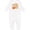 AA-White, variant on Cutest Pumpkin in the Patch with Orange Heart Baby Romper Coveralls