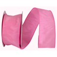 thumbnail image 1 of Reliant Ribbon 92975W-061-40H 20.5 in. 20 Yards Dupioni Supreme Wired Edge Ribbon, Pink, 1 of 3
