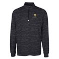 thumbnail image 2 of Men's Cutter & Buck Black Fort Valley State Wildcats Big & Tall Traverse Camo Print Stretch Quarter-Zip Pullover Top, 2 of 3