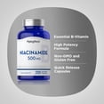 thumbnail image 4 of Niacinamide Vitamin B3 | 500 mg | 200 Capsules for Men and Women | by Piping Rock, 4 of 7
