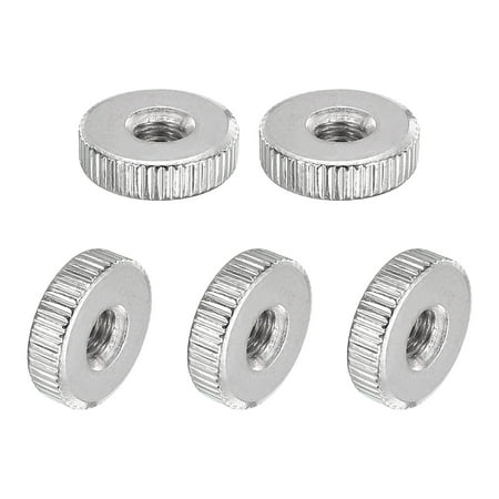 

Knurled Thumb Nuts M4 Female Thread Thin Type Nickel-Plated Carbon Steel 10Pack
